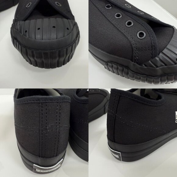 NWT - Neighborhood X MOONSTAR . GR LOW SNEAKER in Black (Size 8.5) - Picture 3 of 16